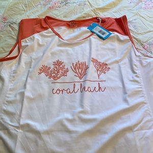 Calypsa Brand new swim shirt. Size 2X still has tags and original bag never worn